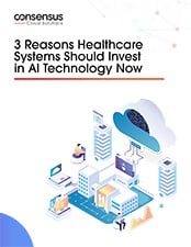 Investing in AI for Healthcare graphic for cover of PDF